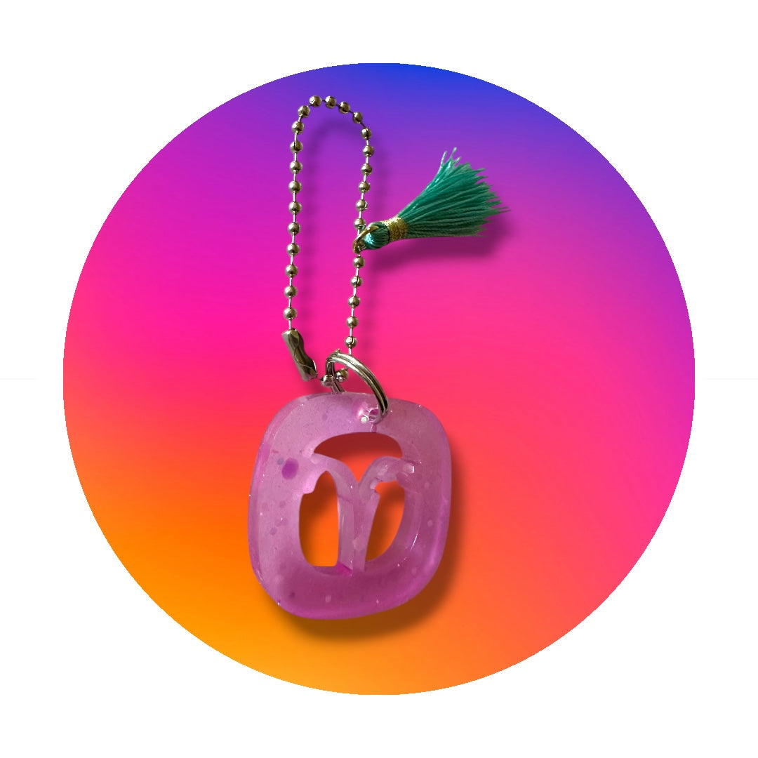 Zodiac signs keychains