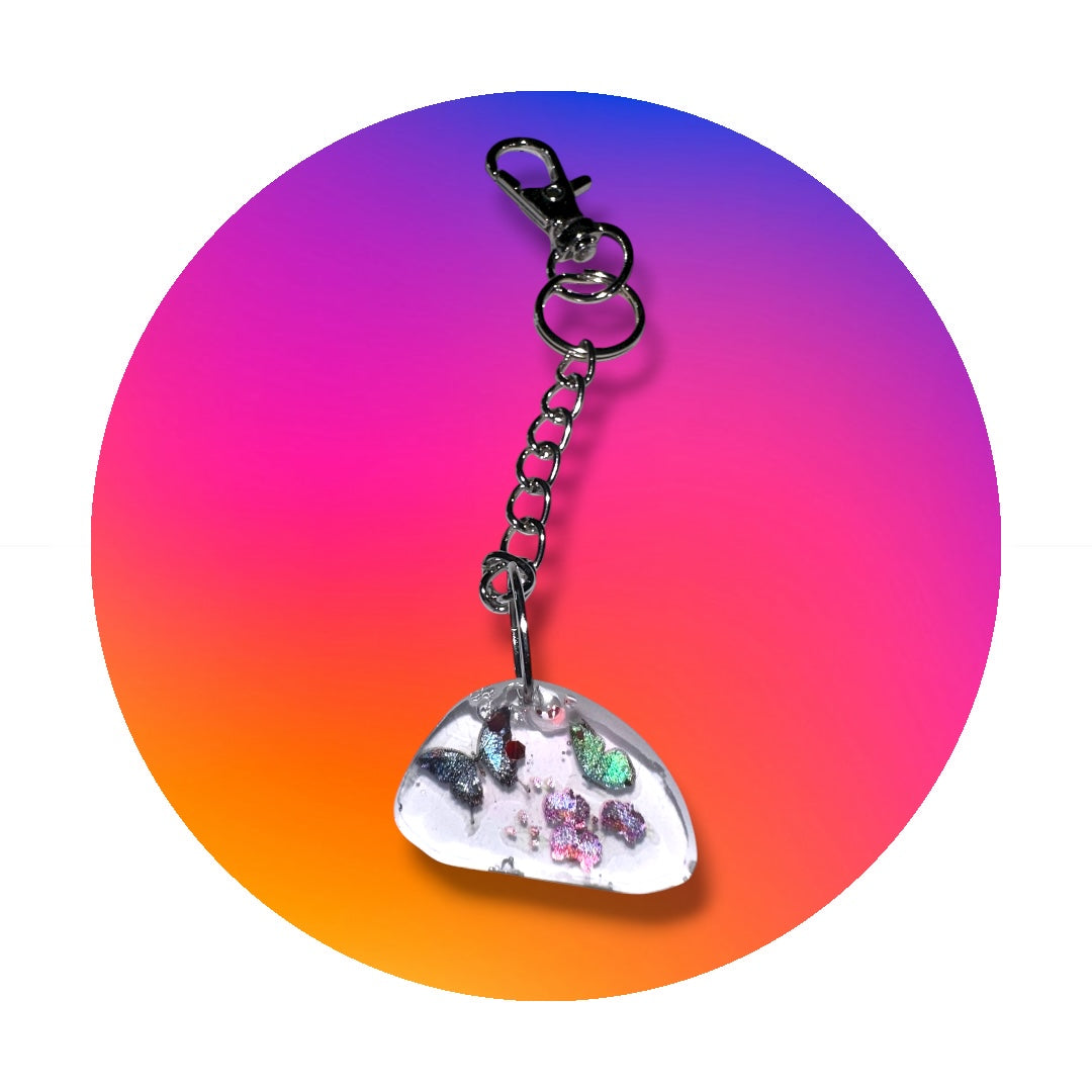 Butterfly keychain