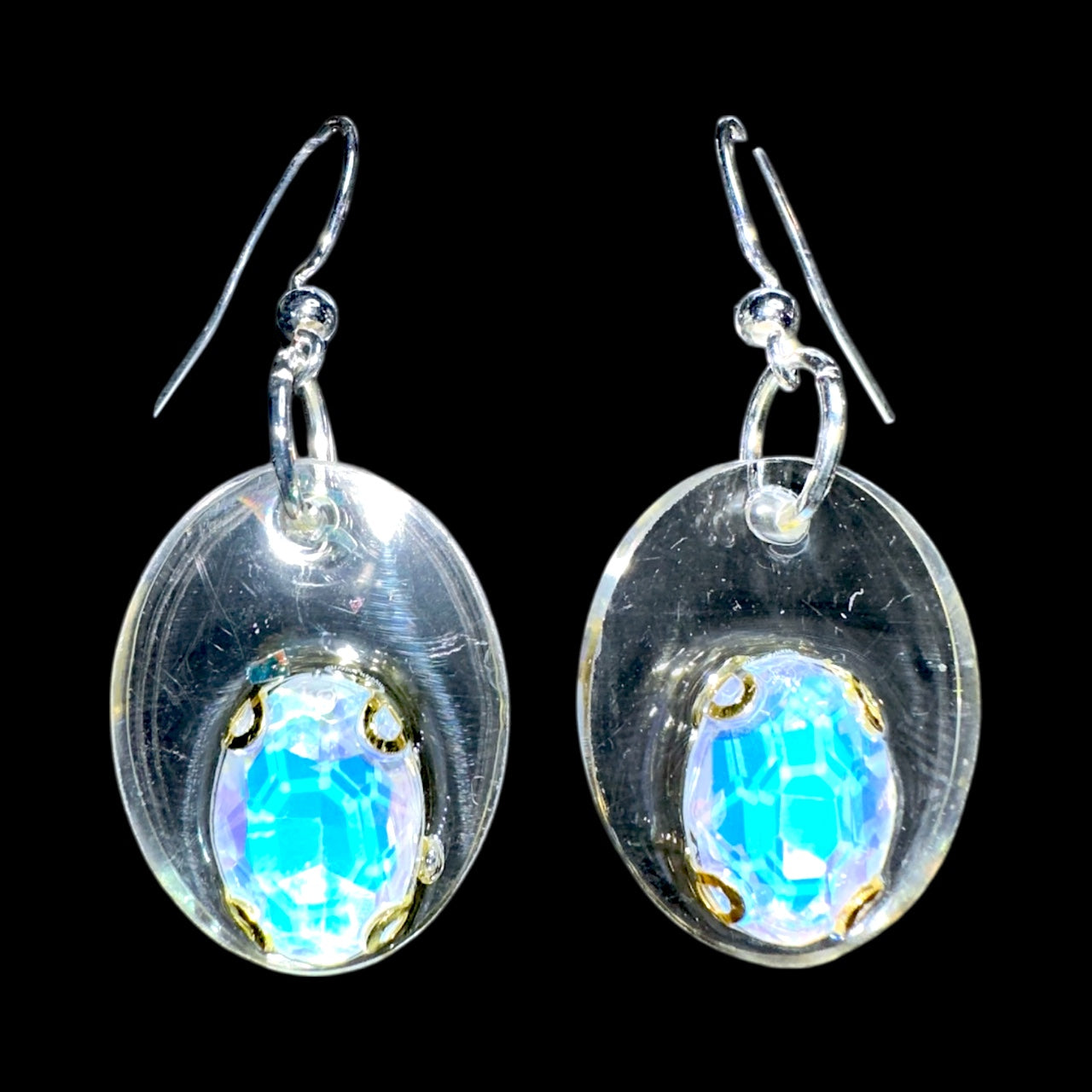 Oval earrings