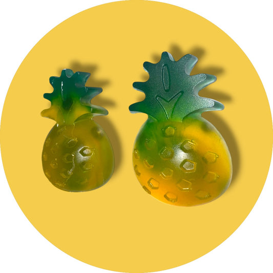 Glow-in-the-dark pineapple magnet