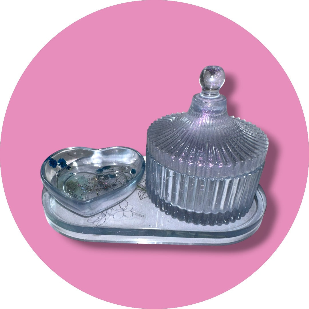 Jewelry holder Tray set