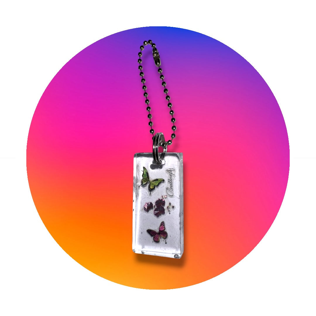 Butterfly keychain