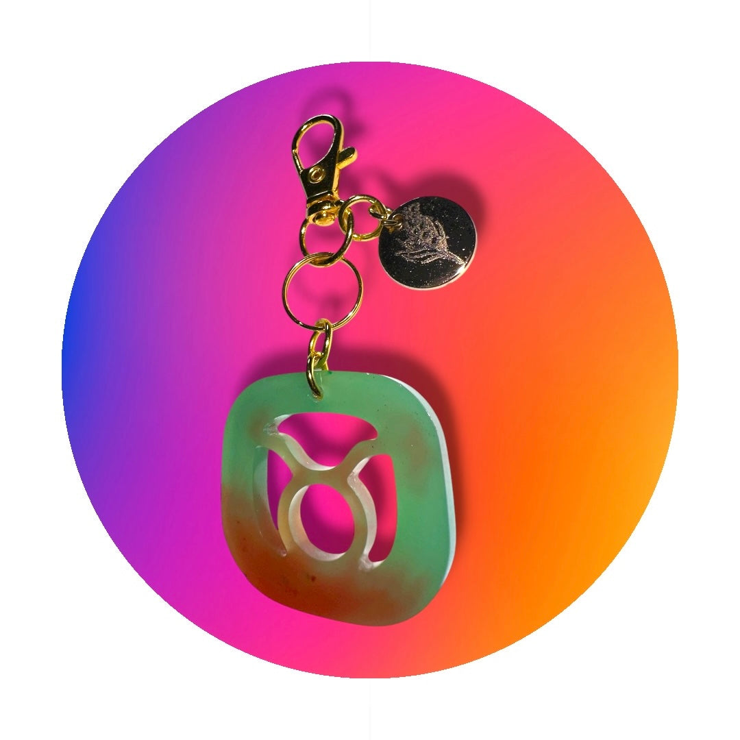 Zodiac signs keychain