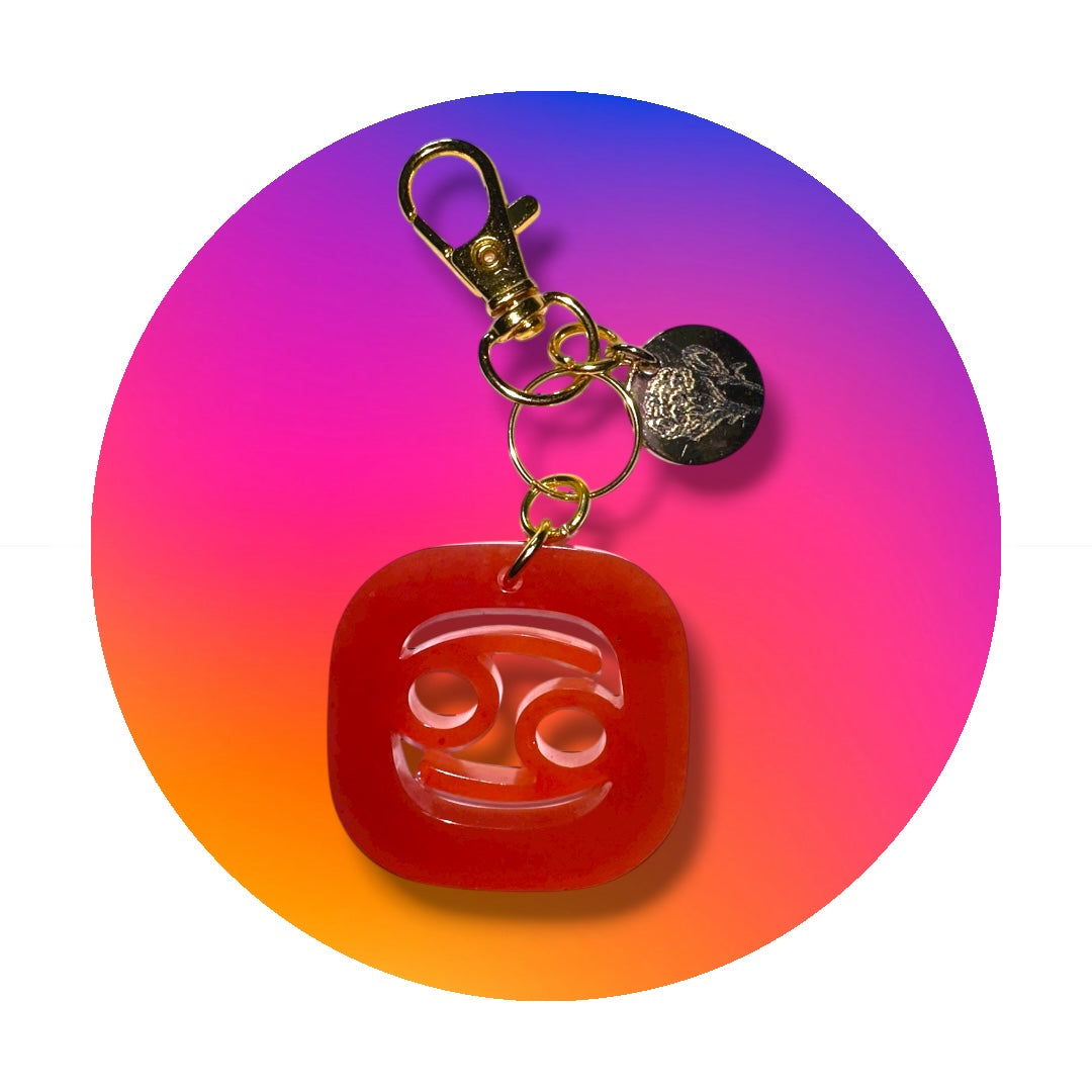 Zodiac signs keychain