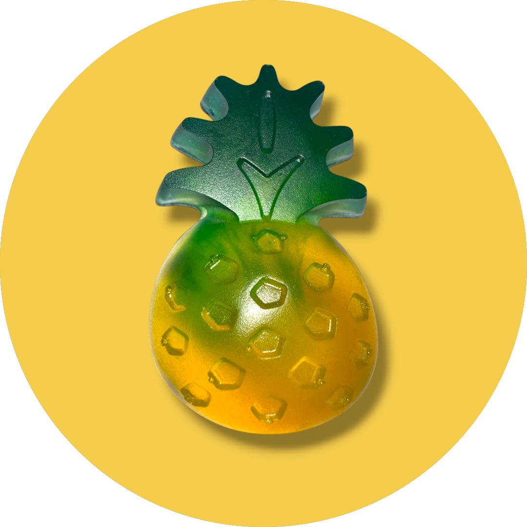 Glow-in-the-dark pineapple magnet