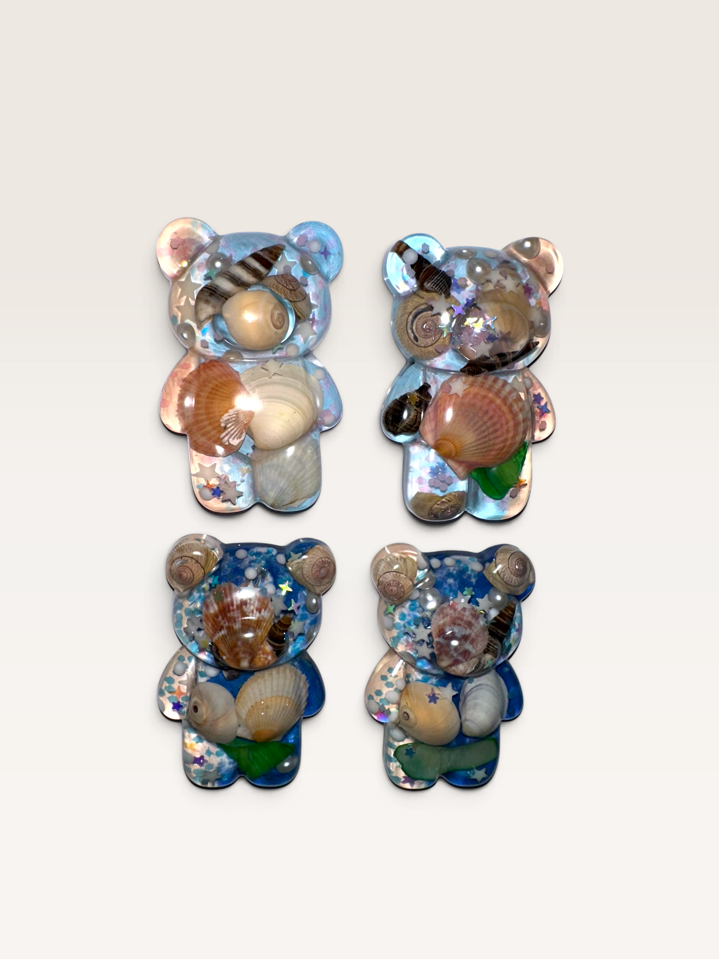 Beach themed magnets