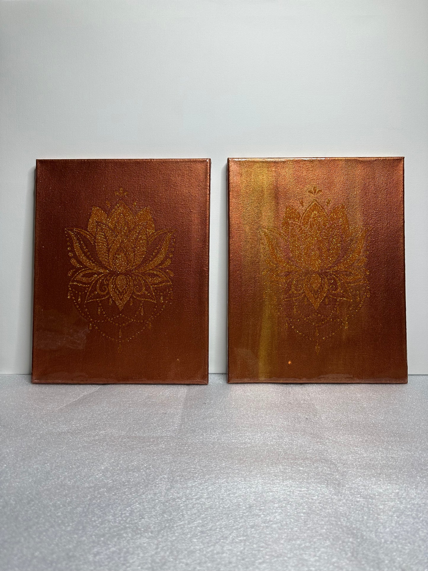 Golden Lotus (set of 2)