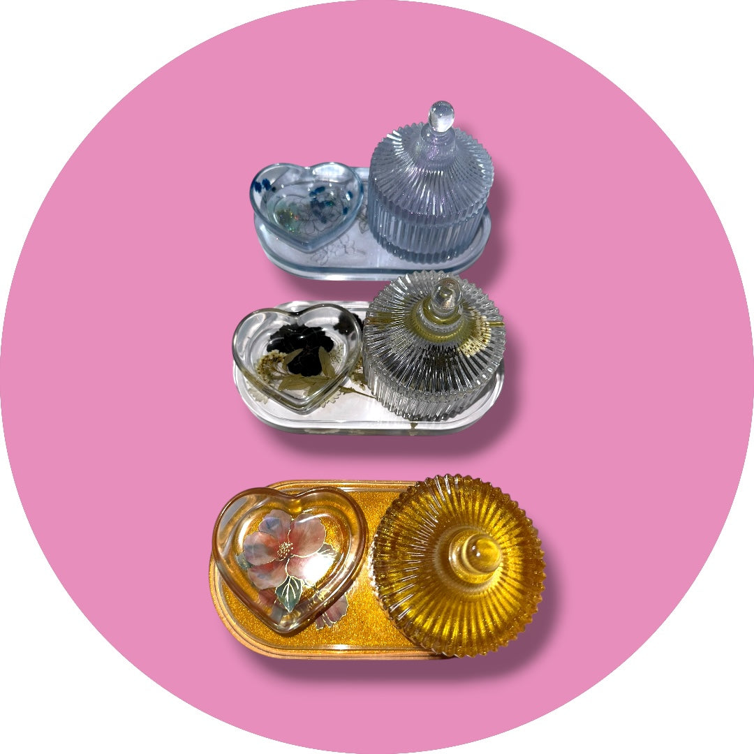 Jewelry holder Tray set