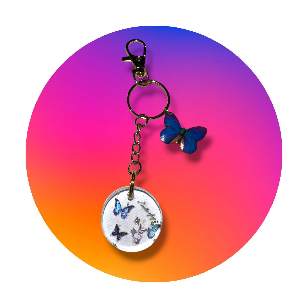Butterfly keychain