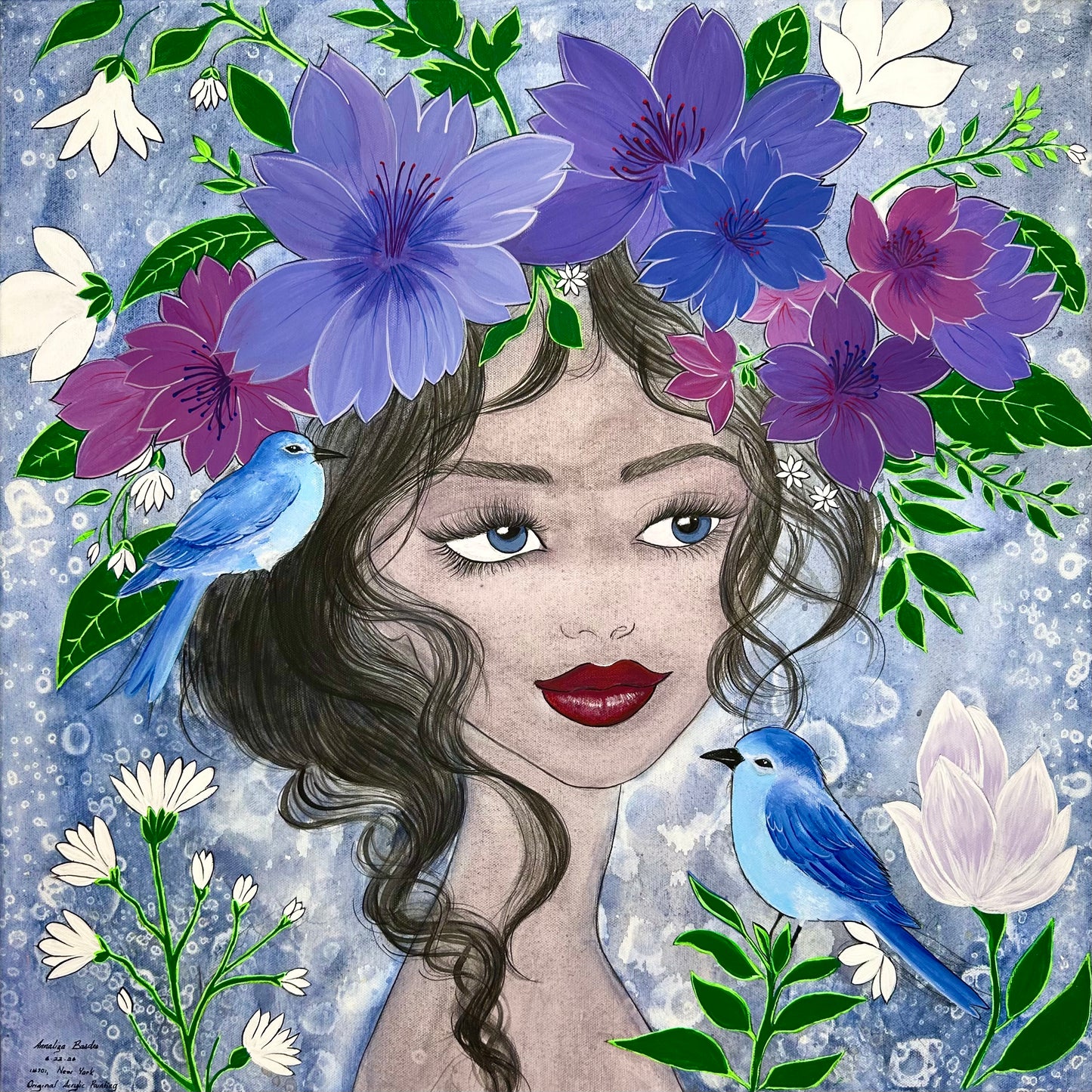 She blooms