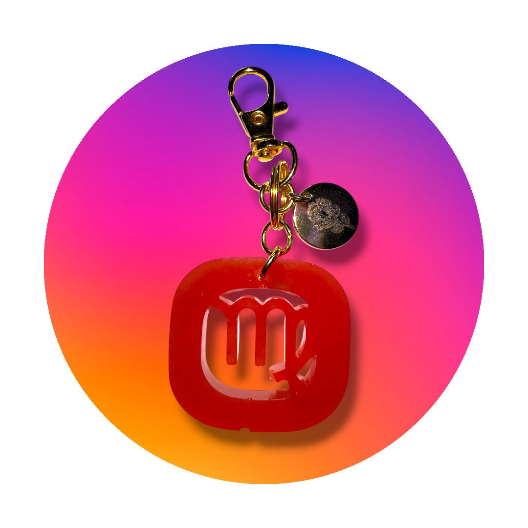 Zodiac signs keychain