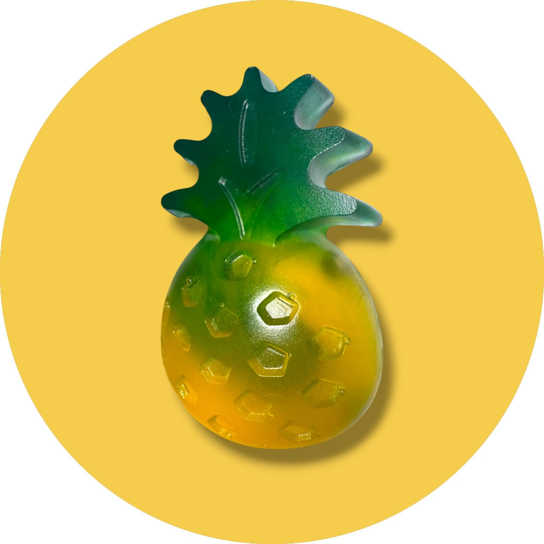 Glow-in-the-dark pineapple magnet