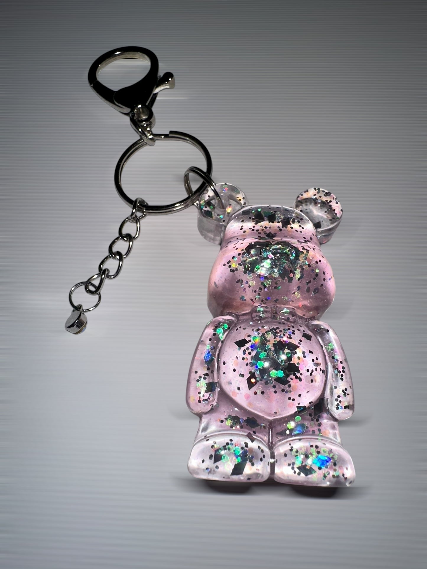 Clear Bear Keychain
