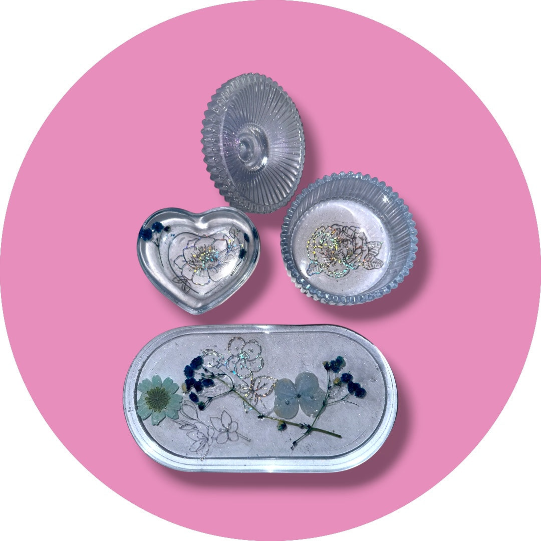 Jewelry holder Tray set