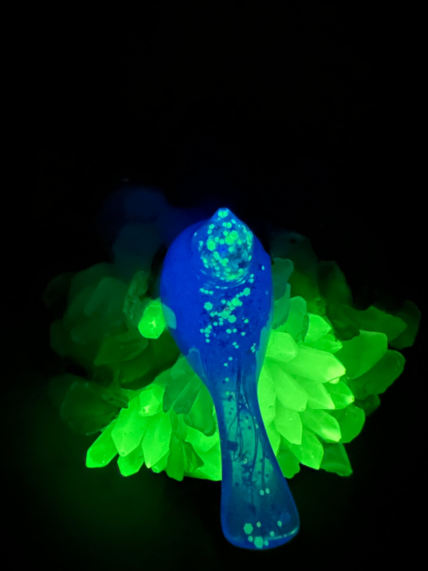 Glowing light, bird ornament