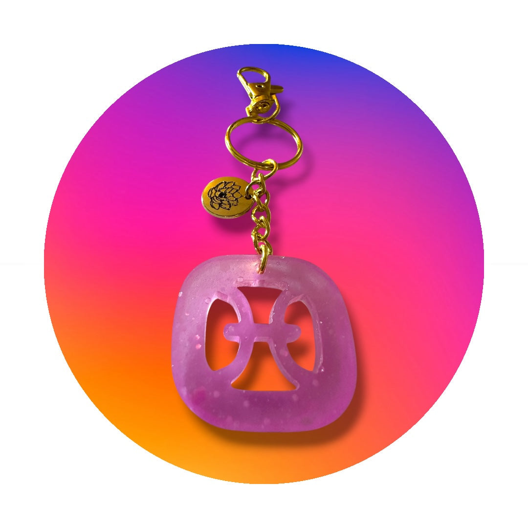 Zodiac signs keychain
